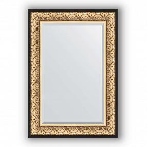Зеркало в багетной раме Evoform Exclusive BY 1281 70 x 100 см, баРокко золото