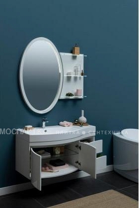 Комплект мебели для ванной Aquanet Опера 115 L 2 двери 2 ящика белый - изображение 13