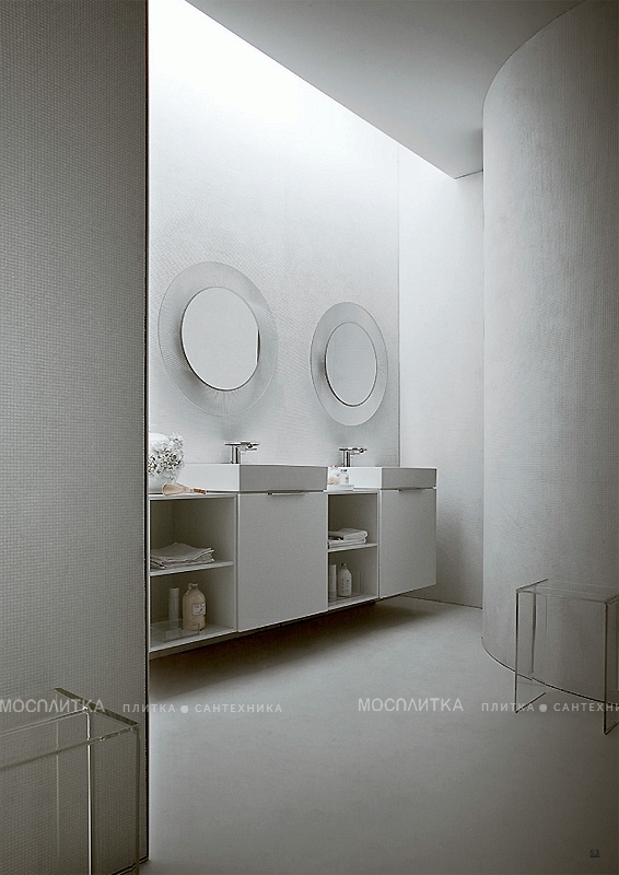Зеркало Laufen Kartell by Laufen 3.8633.3.084.000.1 с подсветкой прозрачный пластик - изображение 5
