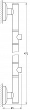 Штанга FBS Standard STA 077 двухпозиционная длина 47 см - изображение 2