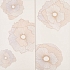 Керамическая плитка Creto Панно Mono Golden flowers 60х60 (компл. из 2 шт) - изображение 2