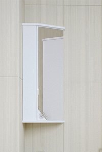 Зеркальный шкаф Corozo Флоренция 40 SD-00000018 угловой белый1