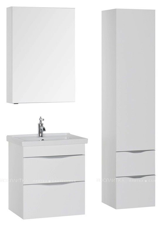 Зеркальный шкаф Aquanet Эвора 60 белый - изображение 6
