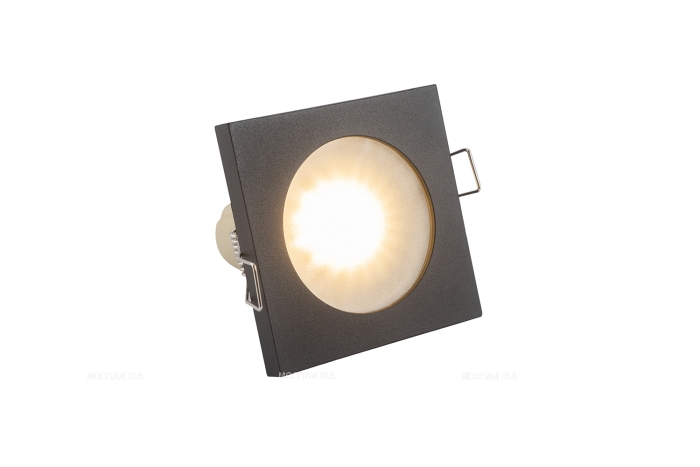 Влагозащищённый встраиваемый светильник Denkirs DK3015-BK - 3 изображение