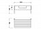 Полка с крючками Timo Nelson 150081/00, хром, 30 см - изображение 2