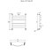 Полотенцесушитель водяной Тругор 55,4х60,6 Лотос2/нп6050, хром - 2 изображение