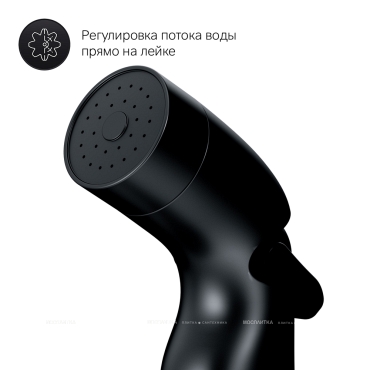 Гигиенический душ Am.Pm X-Joy F40P85A22 со смесителем, матовый черный - 7 изображение