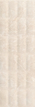 Керамическая плитка Meissen Плитка Soft Marble светло-бежевый рельеф 24x74 