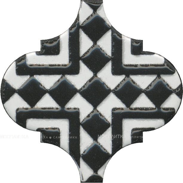Декор Арабески глянцевый орнамент 6,5х6,5 
