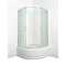 Душевой уголок Erlit Comfort 80х80 см ER0508T-C3 профиль серебро, стекло матовое - изображение 3