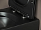 Комплект подвесной безободковый унитаз Ceramica Nova Metropol Rimless с крышкой-сиденьем CN4002MB, черный матовый + инсталляция Am.Pm ProC I012707 - изображение 10