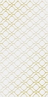 Керамическая плитка Cersanit Вставка Deco орнамент золотистый 29,8х59,8 