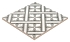 Керамогранит Creto Laurent серый 18,6х18,6 - изображение 5
