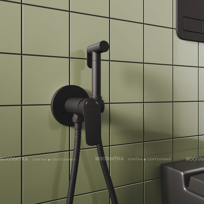 Гигиенический душ со смесителем Milardo Rora RORBLR0M08 черный матовый - изображение 2