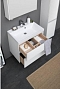 Комплект мебели для ванной Aquanet Гласс 80 белый - 16 изображение