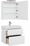 Комплект мебели для ванной Aquanet Бруклин 70 белый - изображение 2
