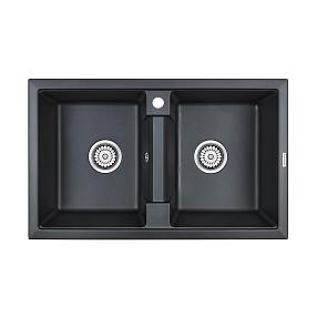 Мойка кухонная Paulmark Zwilling PM238150-BLM черный металлик