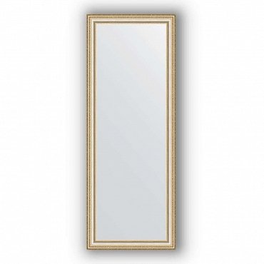 Зеркало в багетной раме Evoform Definite BY 1072 55 x 145 см, золотые бусы на серебре