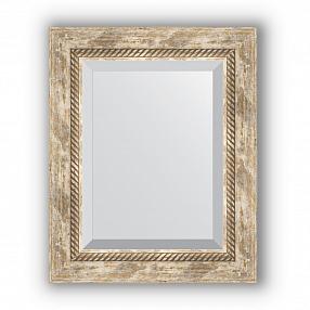 Зеркало в багетной раме Evoform Exclusive BY 3355 43 x 53 см, прованс с плетением