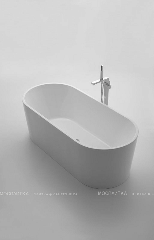 Акриловая ванна BelBagno 160х75 см BB71-1600-W0 без перелива, белый - изображение 3