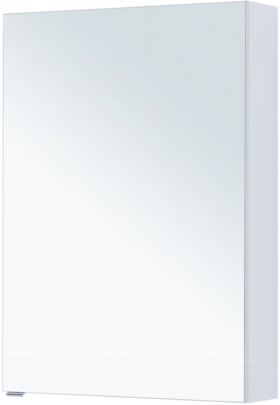 Зеркальный шкаф Aquanet Алвита New 60 Белый матовый - изображение 8