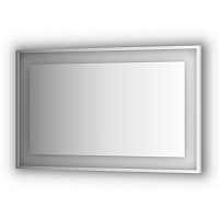 Зеркало в багетной раме и LED-светильником Evoform Ledside BY 2207 120х75 см