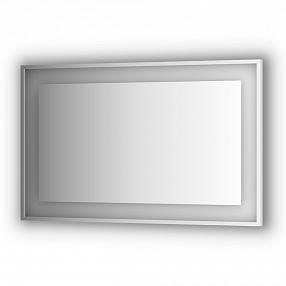 Зеркало в багетной раме и LED-светильником Evoform Ledside BY 2207 120х75 см