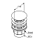 Донный клапан для раковины Kludi 1042605-00 Push-Open - 2 изображение