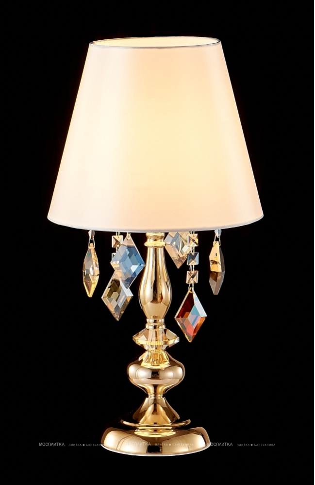 Настольная лампа Crystal Lux MERCEDES LG1 GOLD/COLOR - 2 изображение