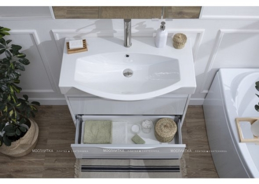 Комплект мебели для ванной Aquanet Франка 85 белый - 13 изображение