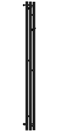 Полотенцесушитель электрический Сунержа Терция 3.0 150х13,8 см 31-5844-1511 матовый черный