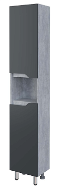 Шкаф-пенал Stella Polar Абигель 35 см SP-00001036 цемент