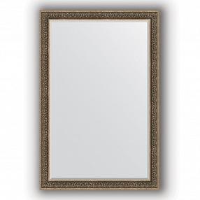 Зеркало в багетной раме Evoform Exclusive BY 3631 119 x 179 см, вензель серебряный