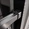 Душевая дверь Veconi Premium Trento PTD-40GR, 120х200, брашированный графит, стекло прозрачное - изображение 4