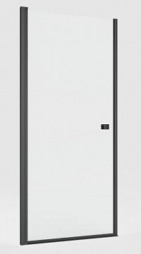 Душевая дверь Roca Capital 90X195 см распашная M4710016M, прозрачное стекло, черный1