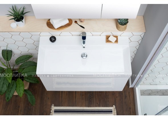 Комплект мебели для ванной Aquanet Йорк 85 белый - изображение 12