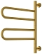 Полотенцесушитель электрический Сунержа Парео 4.0 56,7х53,5 см 032-0823-0567 матовое золото - изображение 2