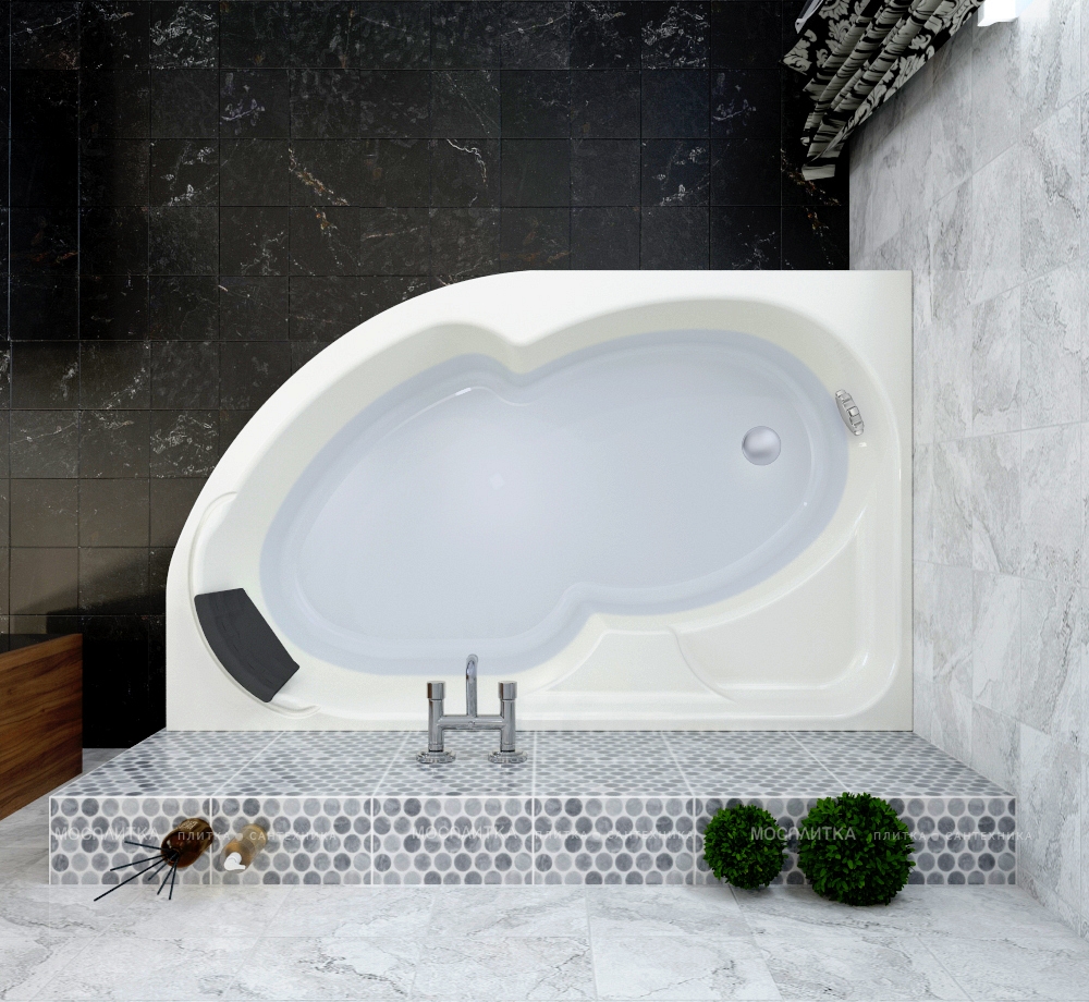 Акриловая ванна Lavinia Boho Grance Hill, 170x105 правая, S4-370317PR - изображение 4