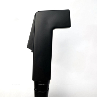 Смеситель для раковины с гигиеническим душем Paini Torre 98YO205/574 черный матовый - 4 изображение