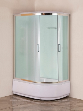 Душевая кабина Aquanet 120х80 см SС-1200Q-L рифленое стекло - 2 изображение
