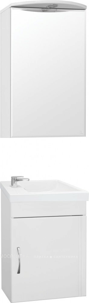 Зеркальный шкаф Style Line Эко Стандарт Альтаир 40/С белый - изображение 2