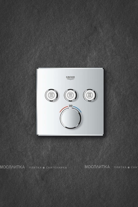 Термостат для ванны с душем Grohe Grohtherm Smartcontrol 29126000 хром глянец, на 3 потребителя - изображение 5