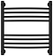 Полотенцесушитель водяной Сунержа Богема+ 50х50 см 31-0221-5050 матовый черный - 2 изображение
