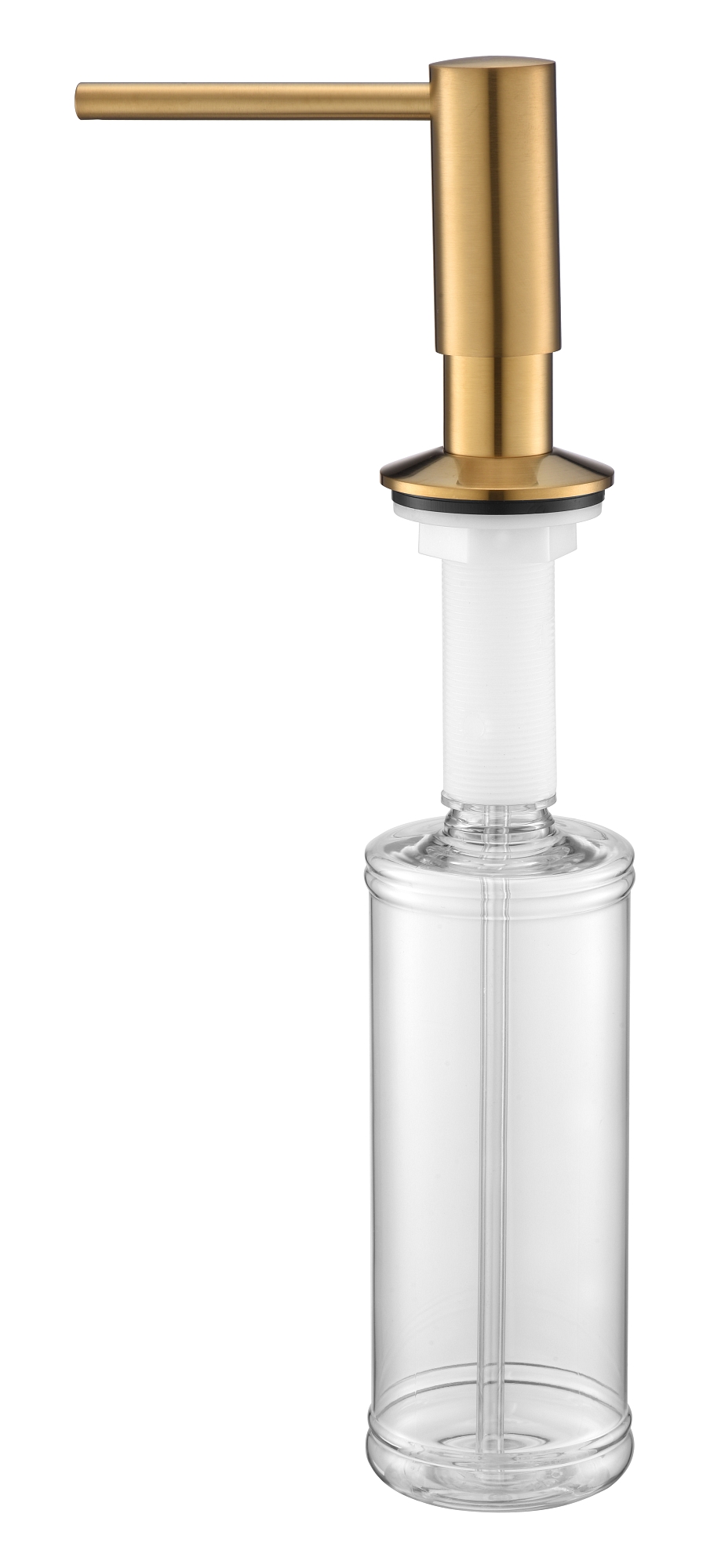Дозатор для жидкого мыла Paulmark Decus D004-BG брашированное золото 