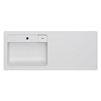 Мебельная раковина Am.Pm X-Joy 120 см M85AWPL1201WG левая, белый глянец1