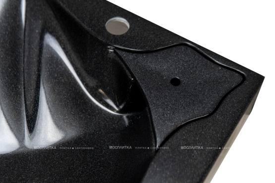 Раковина Stella Polar Элиза 60 см SP-00001371 черный металлик - 4 изображение