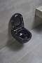 Унитаз подвесной безободковый beWash Bogen 88303206 с крышкой-сиденьем микролифт, чёрный глянец - изображение 4
