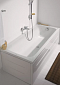 Фронтальная панель для ванн Duravit D-Code 180 см 701028000000000, белый Alpin - 2 изображение