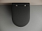 Комплект подвесной безободковый унитаз Ceramica Nova Metropol Rimless с крышкой-сиденьем CN4002MB, черный матовый + инсталляция Am.Pm ProC I012707.0238 с клавишей смыва ProC S, чёрная матовая - 4 изображение