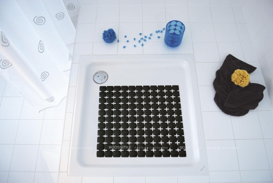 Коврик для ванной Ridder Nevis, 54x0,8, черный, 6108210 - 2 изображение